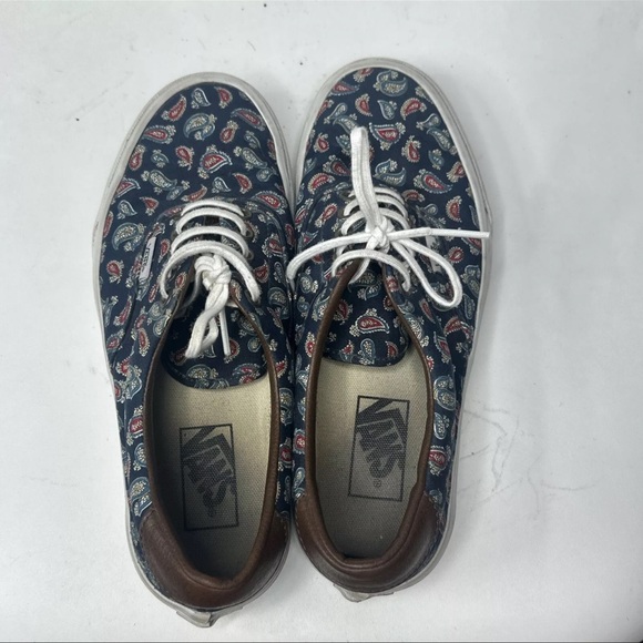 Unisex Printed Lace Up Vans - Low Tops Size 7 Men Women Size 8.5 - Picture 5 of 7